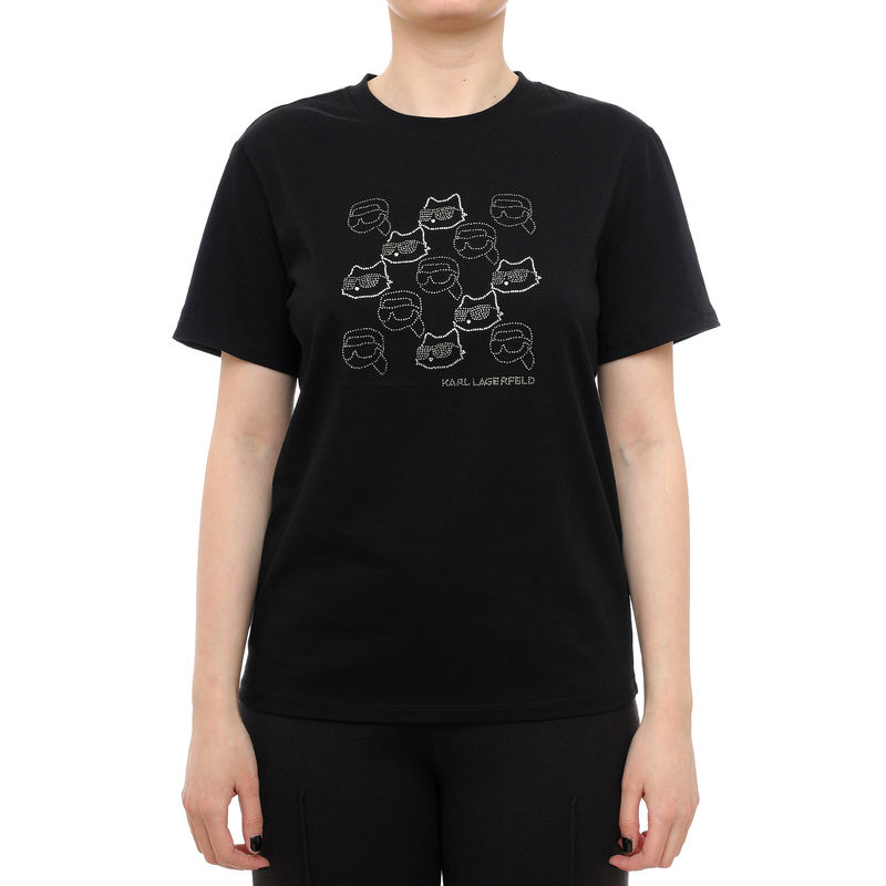 Ženska majica Karl Lagerfeld ikon seasonal rs t-shirt gift