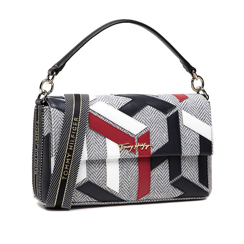 Ženska torba Tommy Hilfiger ICONIC TOMMY SHOULDER BAG APPL P01
