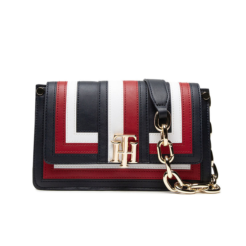 Ženska torba Tommy Hilfiger LOCK CROSSOVER INTARSIA 0KP