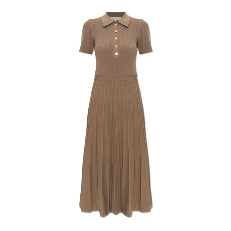 Ženska haljina Michael Kors Fit N Flare Polo Ss Midi