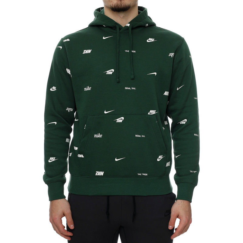 Muški duks Nike M Nk Club+ Bb Po Hoodie Aop