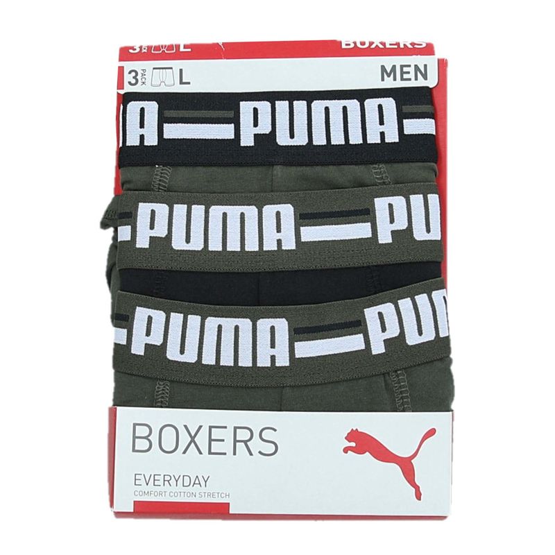 Muške bokserice Puma BASIC BOXER BRAND ELASTIC 3P