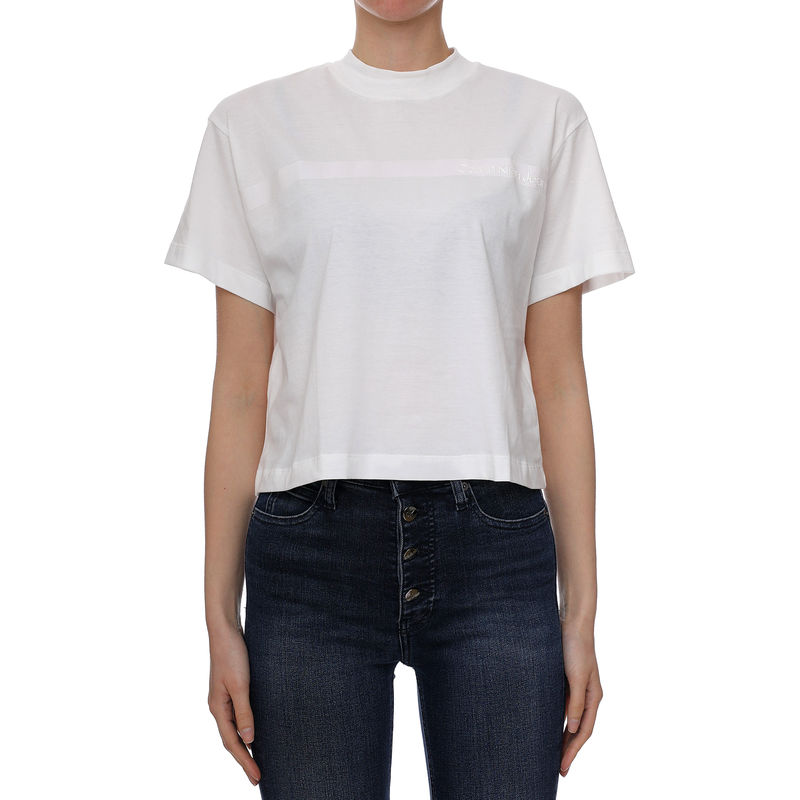 Ženska majica Calvin Klein SHINY LOGO BLOCKING