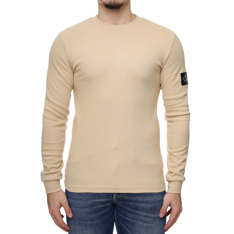 Muški duks Calvin Klein waffle ls tee