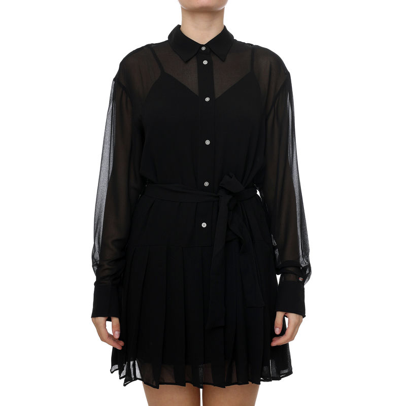 Ženska haljina Tommy Hilfiger Star Mini Shirt dress Ext