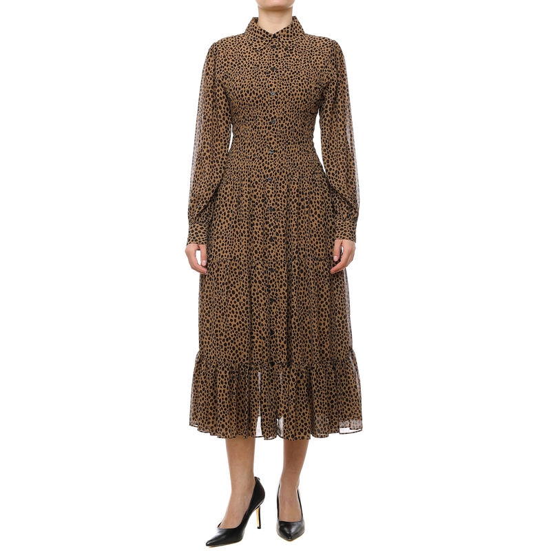 Ženska haljina Michael Kors Smock Btn Dwn Shirt dress