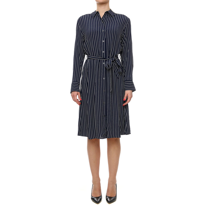 Ženska haljina Tommy Hilfiger Fluid Viscose Crepe Knee Dress