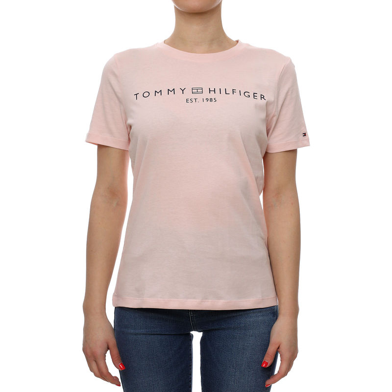 Ženska majica Tommy Hilfiger reg corp logo c-nk ss