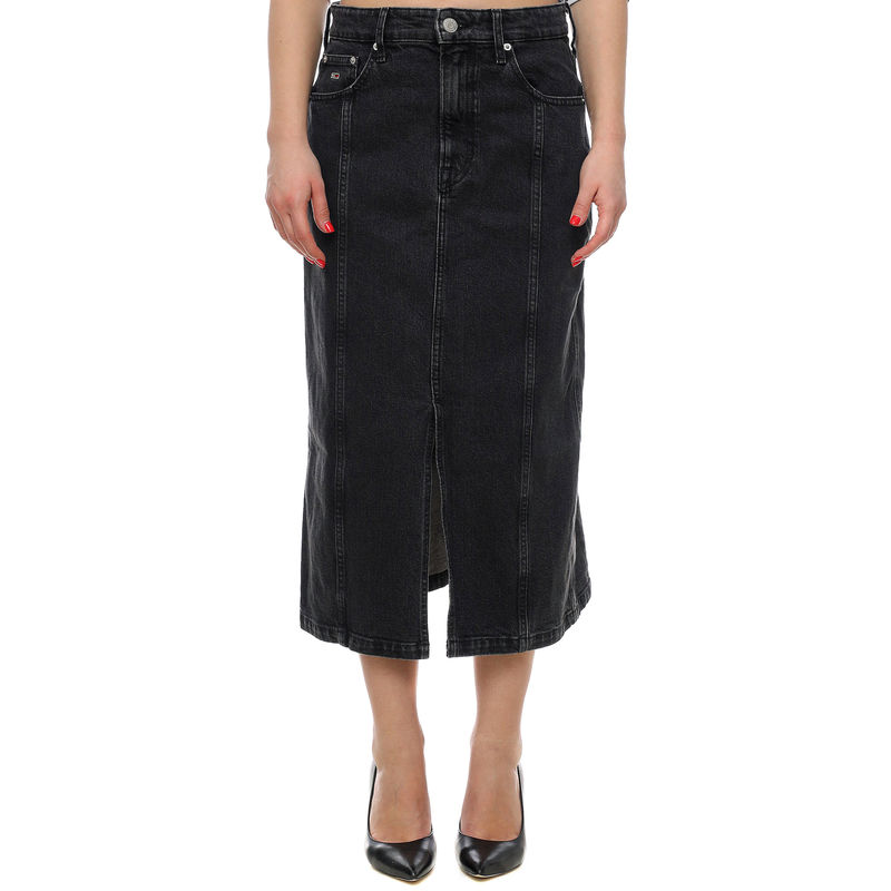 Ženska suknja Tommy Hilfiger claire hgh midi skirt ah7185