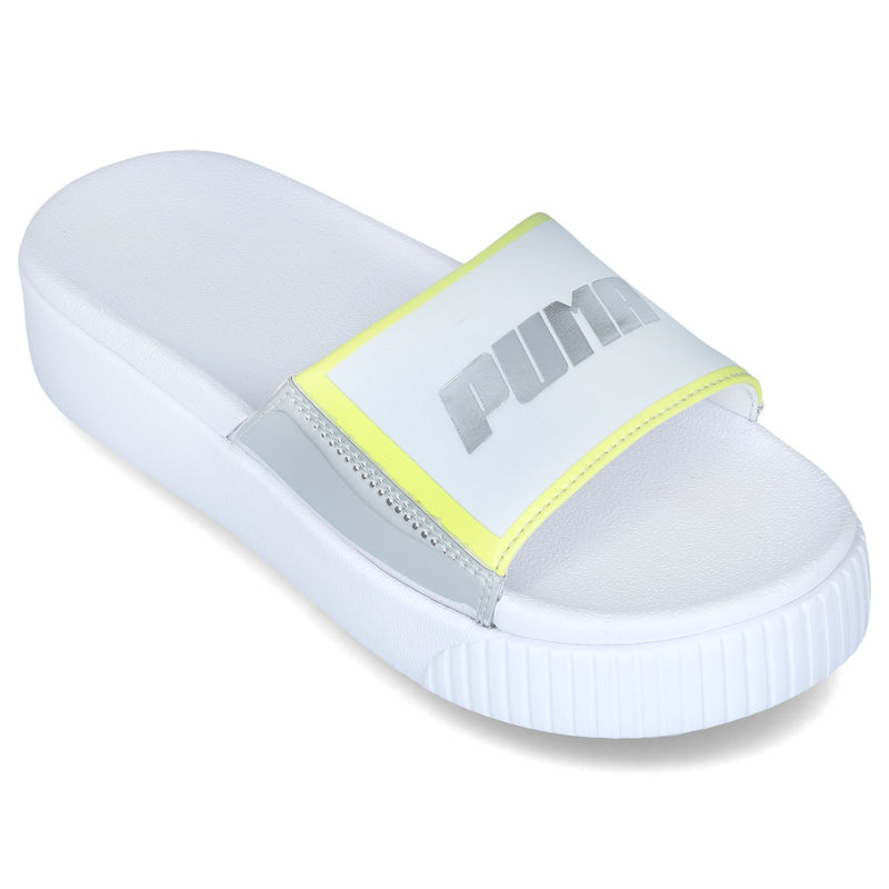 Ženske papuče Puma PLATFORM SLIDE TZ METALLIC WNS