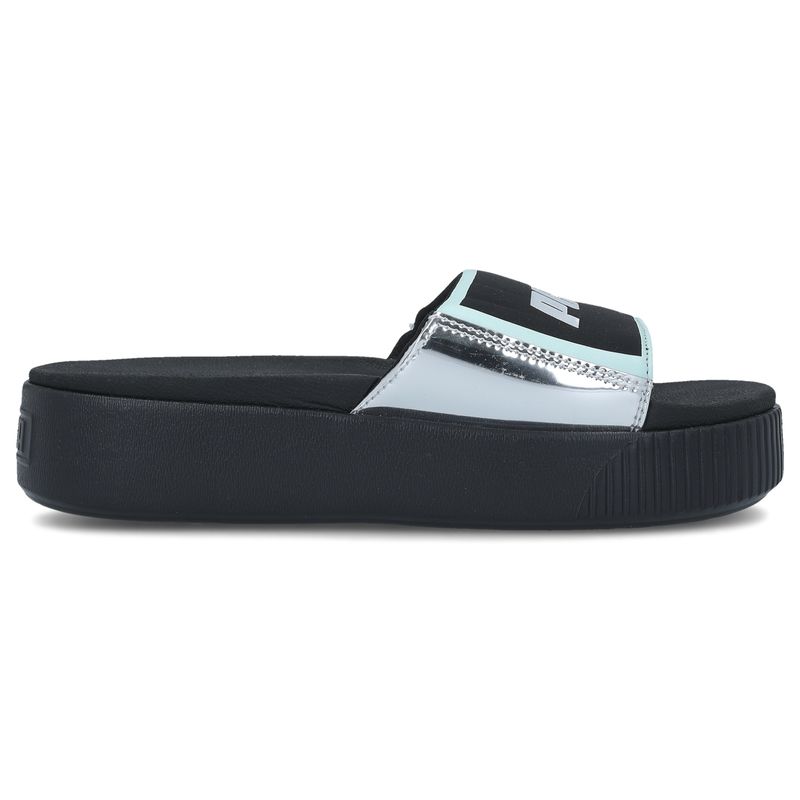 Ženske papuče Puma PLATFORM SLIDE TZ METALLIC WNS