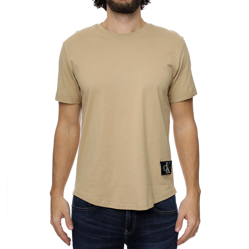 Muška majica Calvin Klein Badge Turn Up Sleeve
