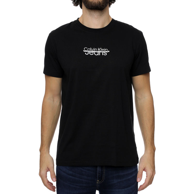 Muška majica Calvin Klein Small Disrupted Lacquer Logo Tee