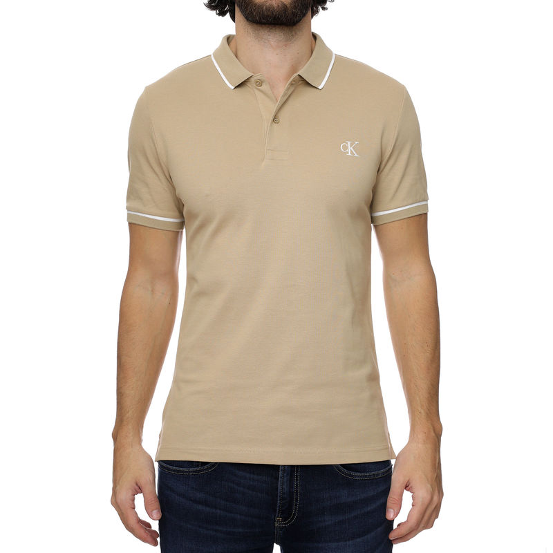 Muška majica Calvin Klein Tipping Slim Polo