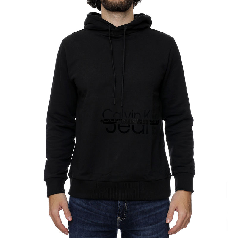 Muški duks Calvin Klein Disrupted Lacquer Logo Hoodie