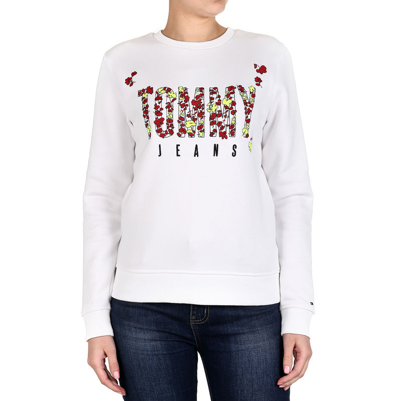 Ženski duks Tommy Hilfiger TJW FLORAL LOGO SWEATER