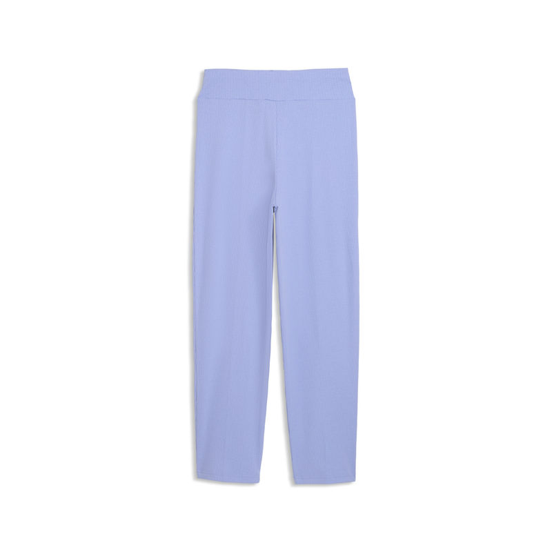 Dečija trenerka donji deo Puma Ess elevated high waist straight leg rib pants g