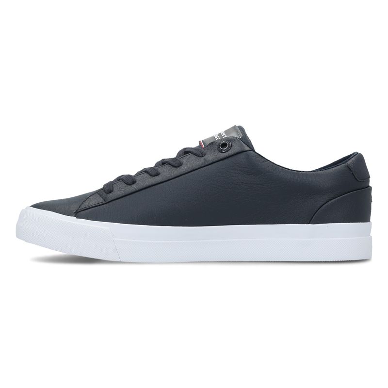 tommy hilfiger corporate leather sneaker fm0fm02672bds