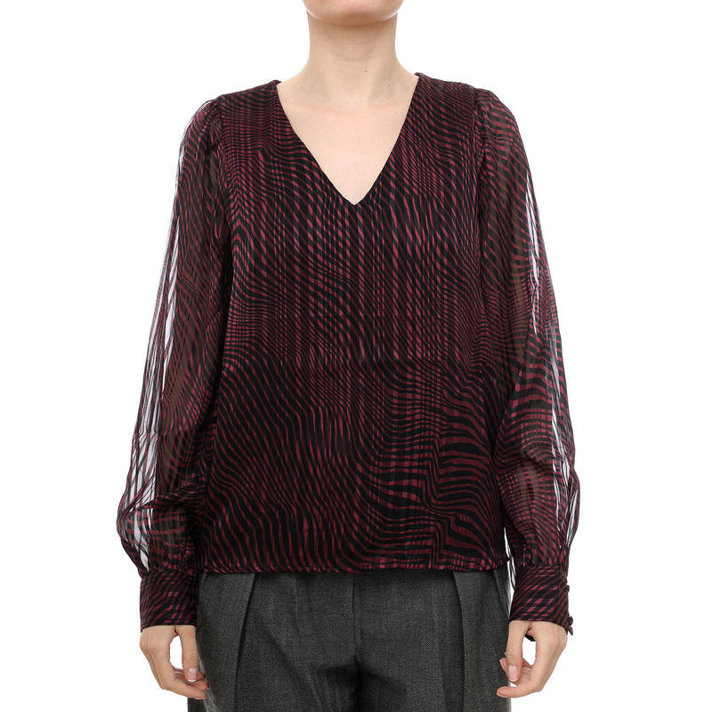 Ženska košulja Vero Moda Gebra gedna v-neck top