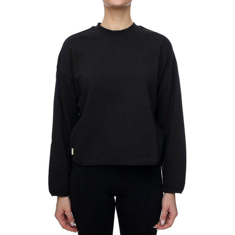 Ženski duks Puma Infuse mock neck crew dk