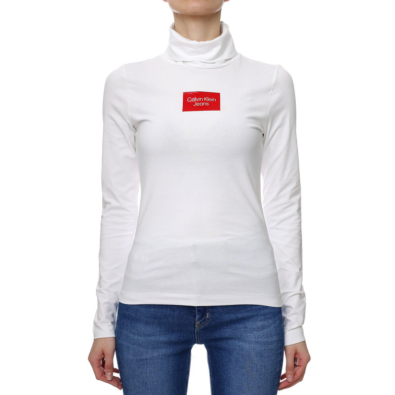 Ženska rolka Calvin Klein Box Logo Roll Neck