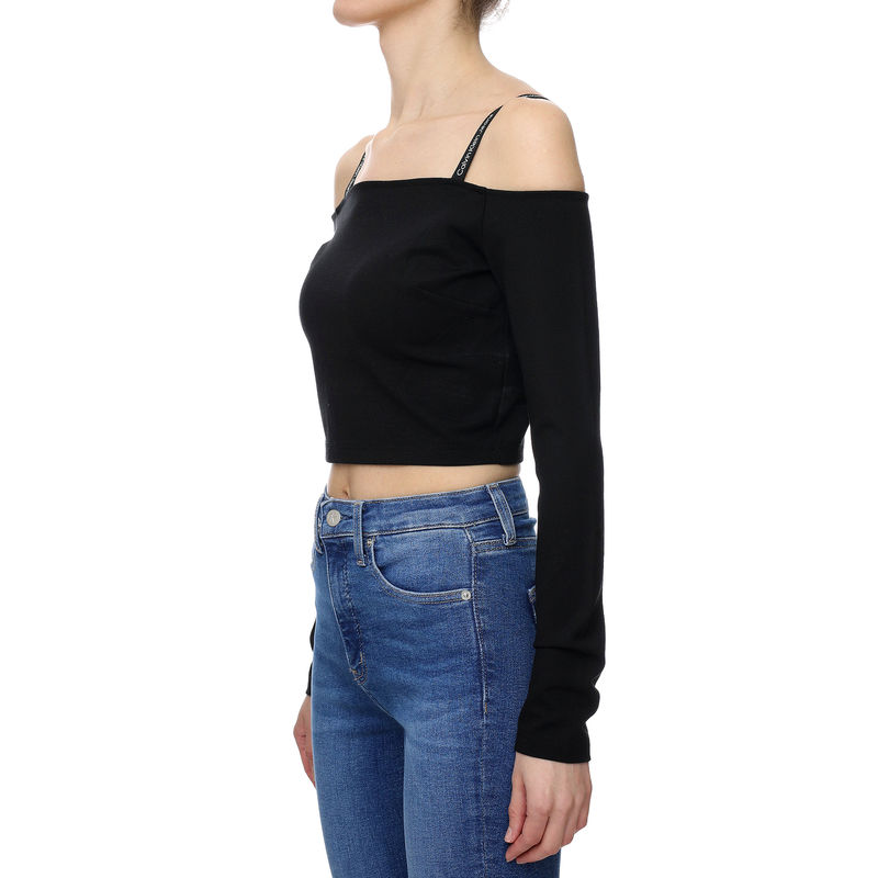 Ženski Klein Long Straps top Logo Calvin Milano Sleeve