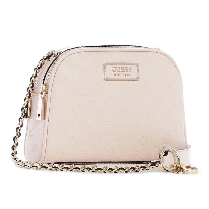 enska torba Guess LOGO LOVE CROSSBODY TOP ZIP