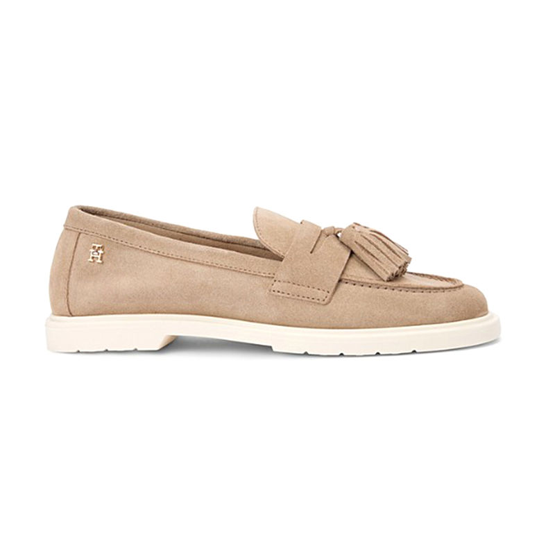 Ženske mokasine Tommy Hilfiger Light suede tassel loafer
