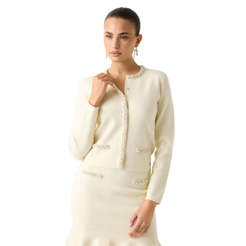 Ženski džemper Guess Ls cn raina cardi swtr