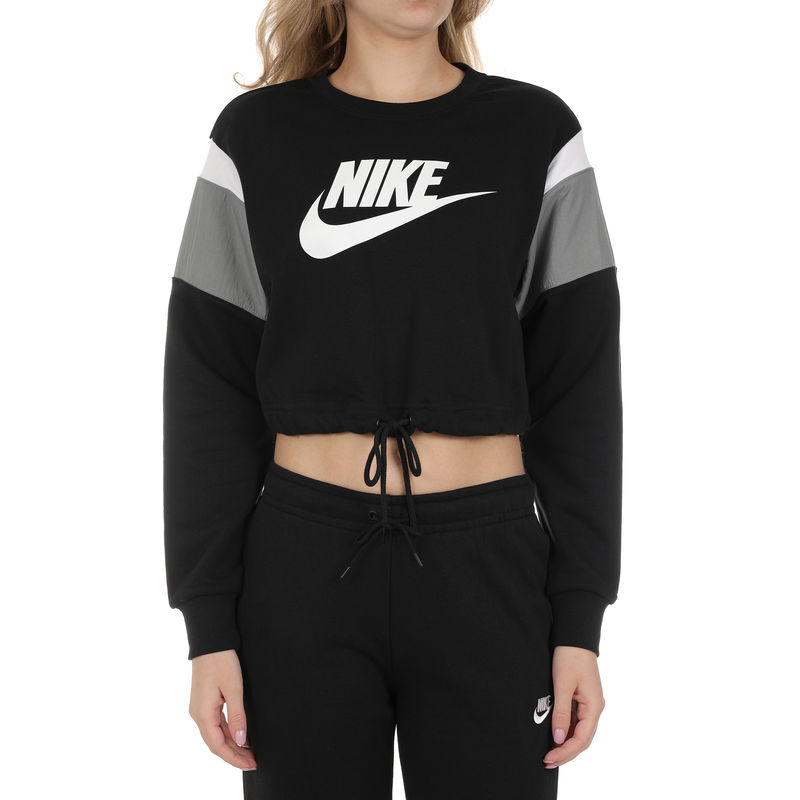 enski duks Nike W NSW HRTG CREW FLC SB