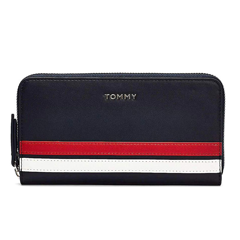 Ženski novčanik Tommy Hilfiger TOMMY STAPLE LRG ZA WALLET