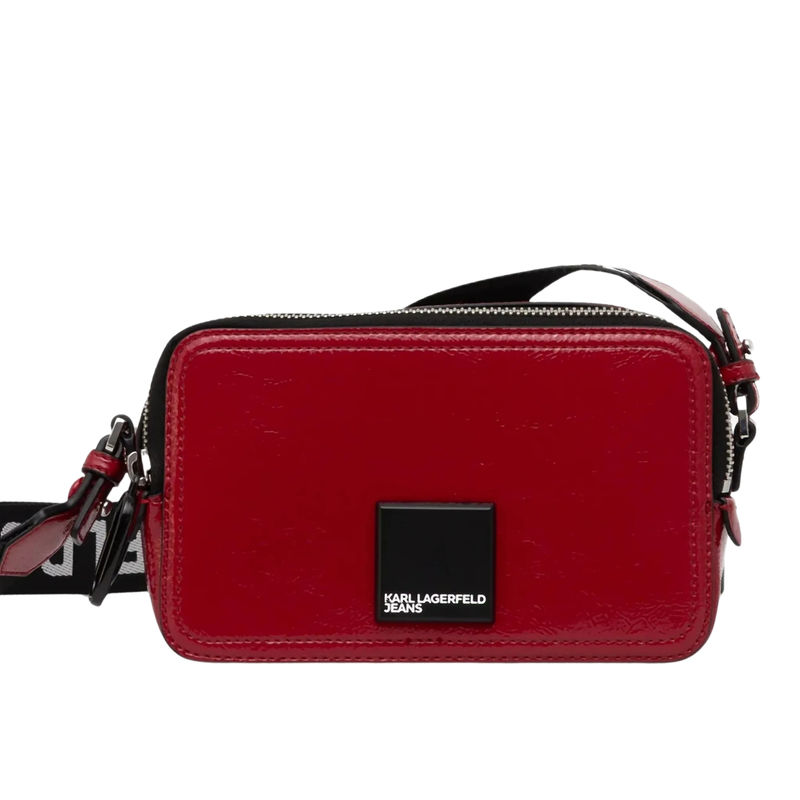 Ženska torba KLJ Box logo camera bag glossy