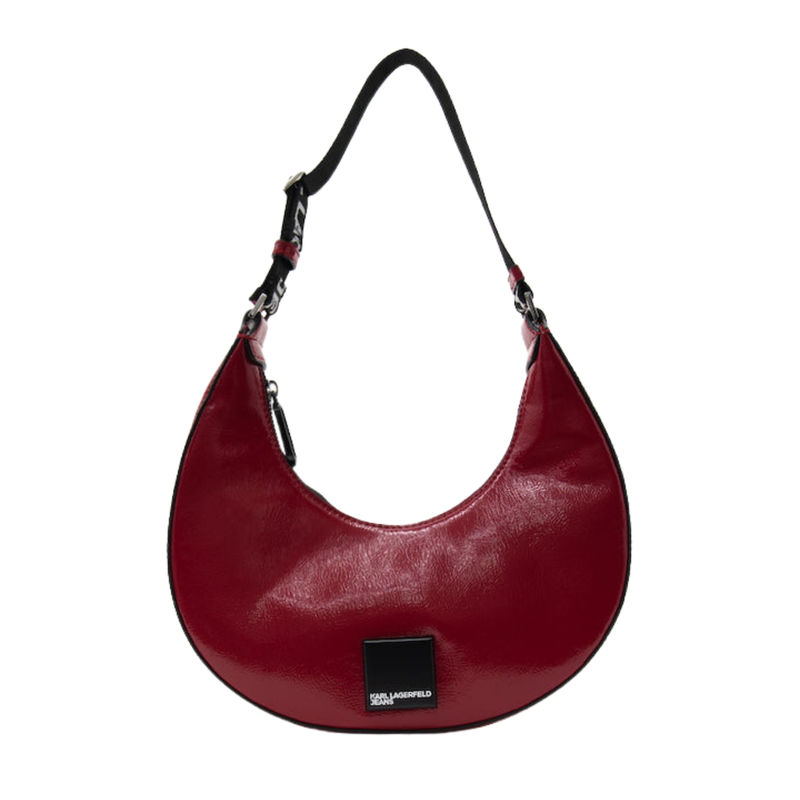 Ženska torba KLJ Box logo halfmoon glossy