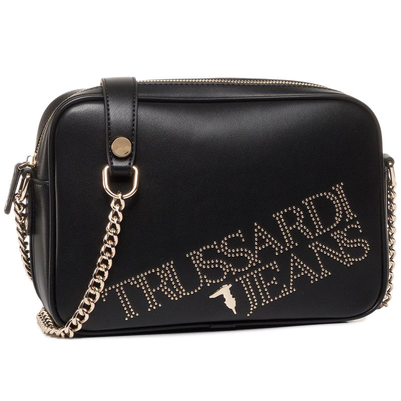 Ženska torba Trussardi CAMERA BAG ECOLEATHER LIGHT GOLD STUDS