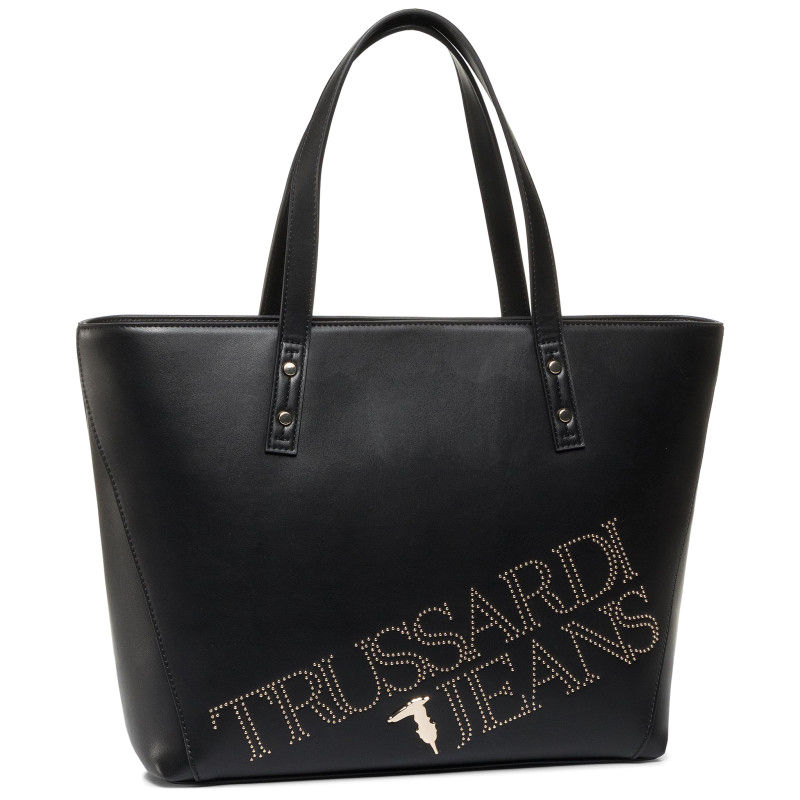 Ženska torba Trussardi SHOPPER E/W LG LIGHT GOLD STUDS