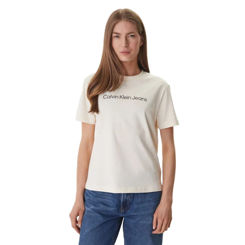 Ženska majica Calvin Klein A- inst logo classic tee ss