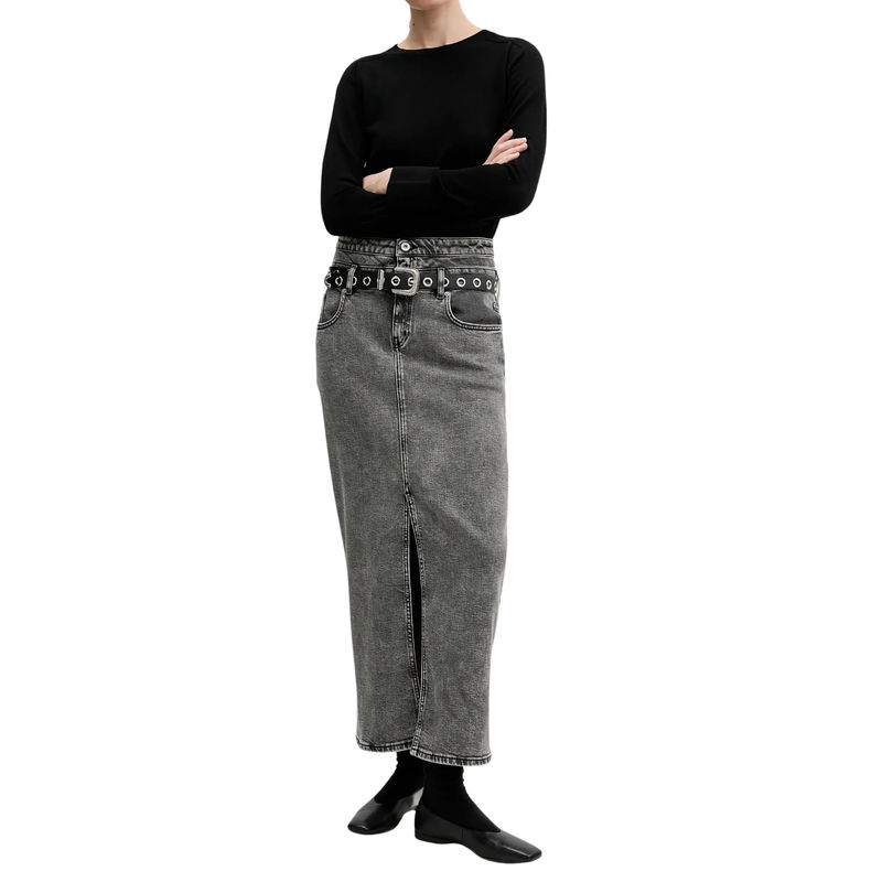 Ženska suknja Klj Double wb denim maxi skirt