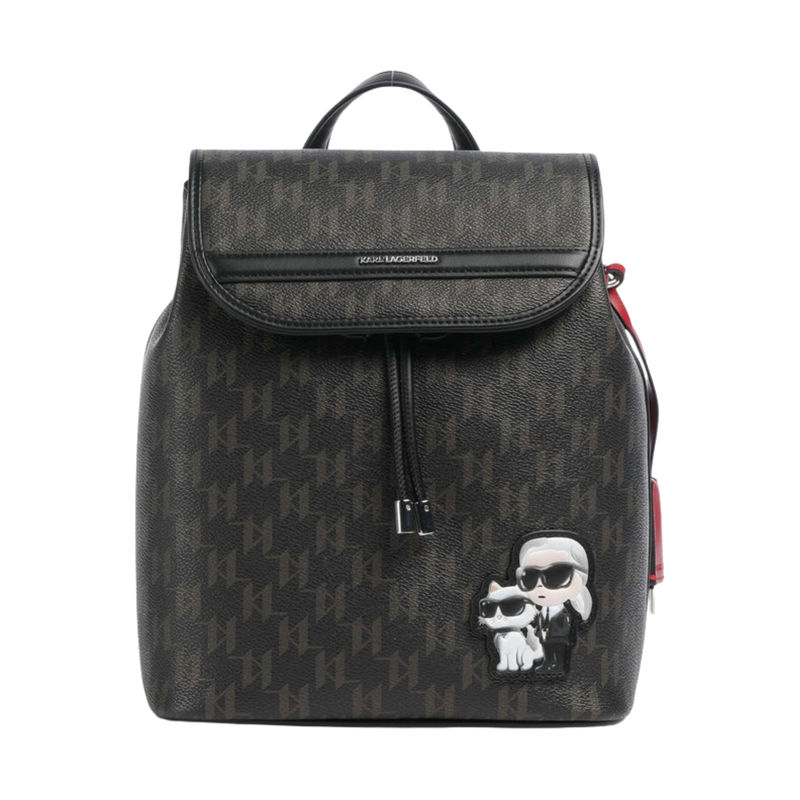 Ženski ranac Karl Lagerfeld Ikon monogram cc sm flap bp