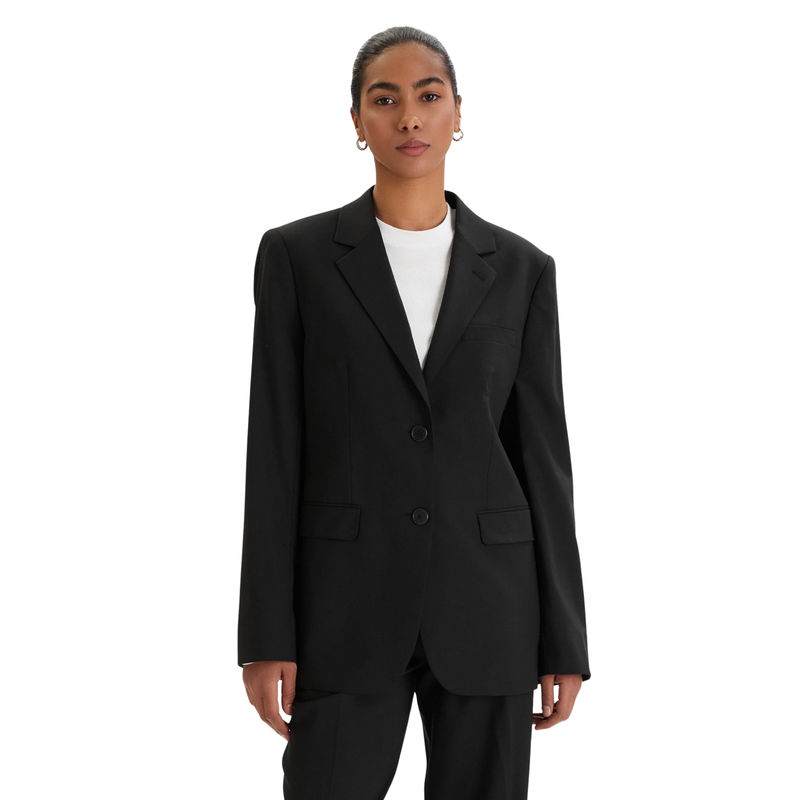 Ženski sako Karl Lagerfeld Logo tape relaxed blazer