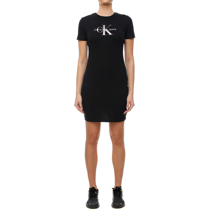 Ženska haljina Calvin Klein Diffused Monologo Dress