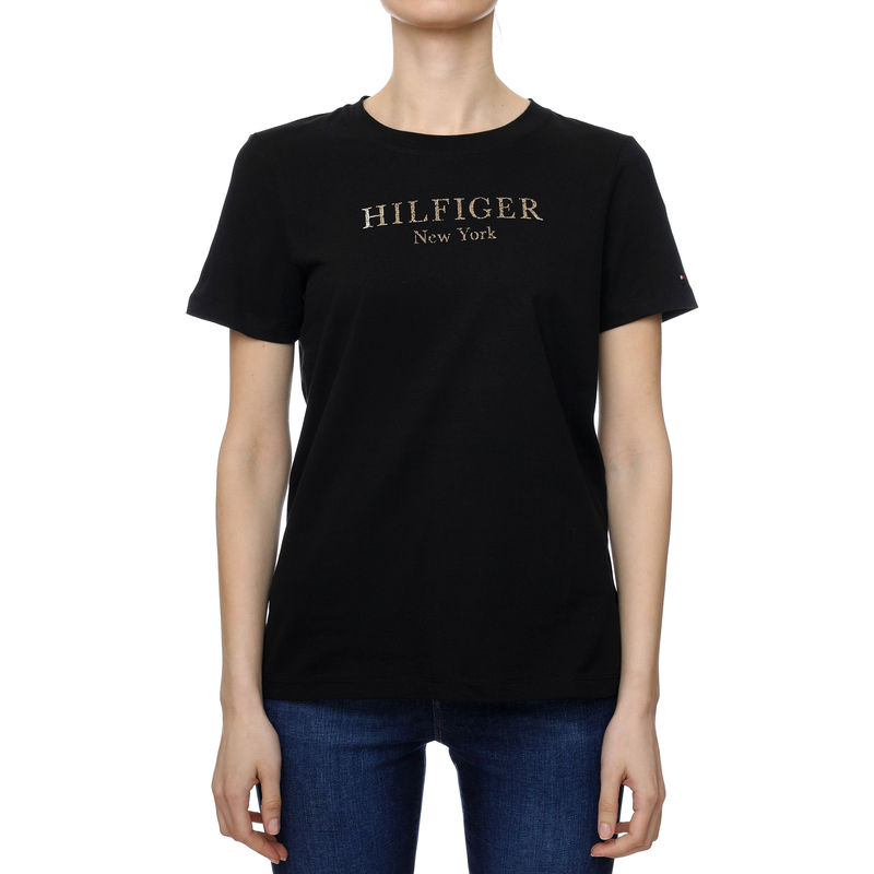 Ženska majica Tommy Hilfiger Regular Foil C-NK SS