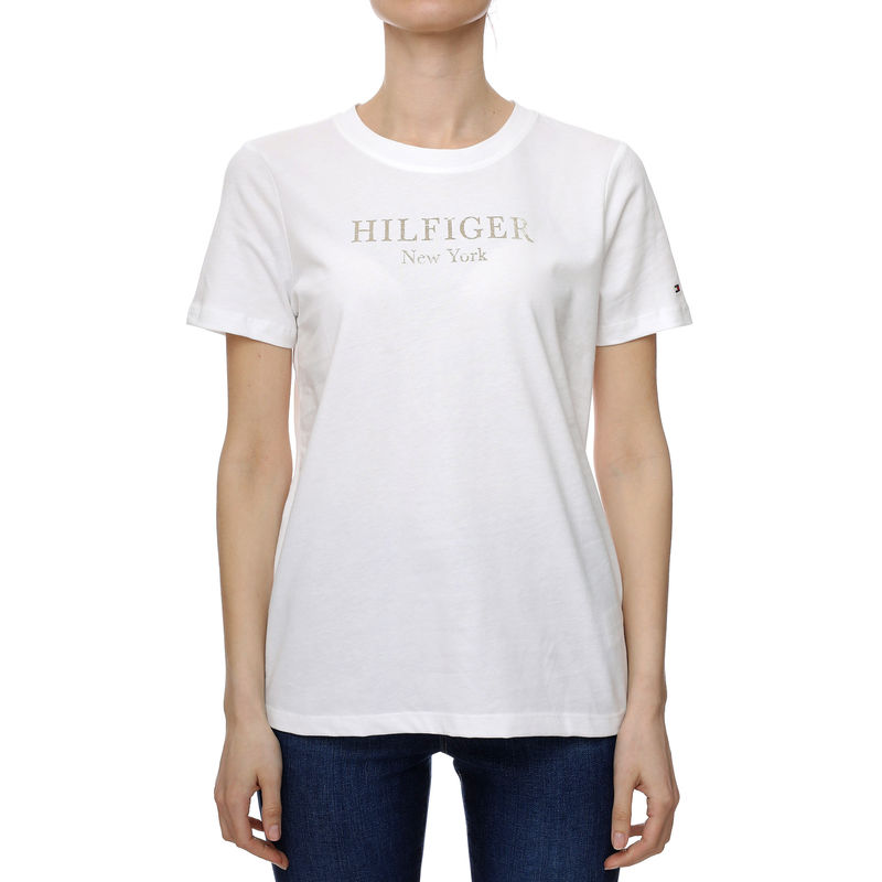Ženska majica Tommy Hilfiger Regular Foil C-NK SS