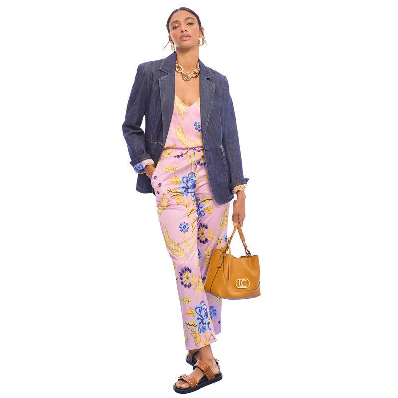 Ženska jakna Lola Fitted denim blazer with side pockets