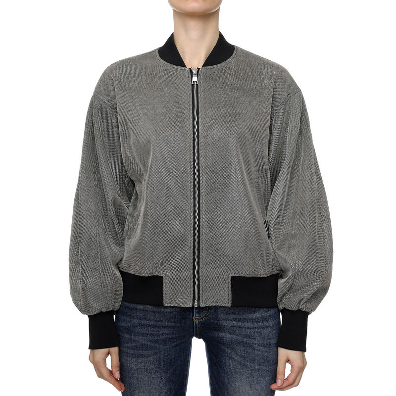 Ženska prolećna jakna Karl Lagerfeld Iridescent Bomber Jacket