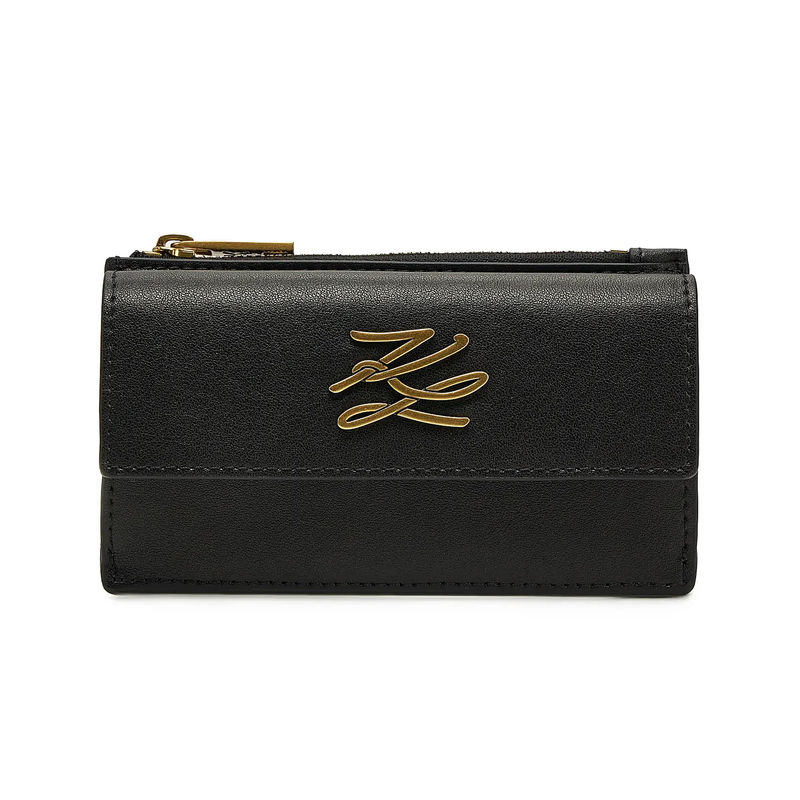 Ženski držač za kartice Karl Lagerfeld K/Autograph Zip