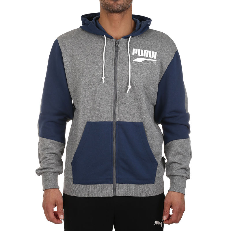 Muški duks Puma REBEL Block FZ Hoody TR