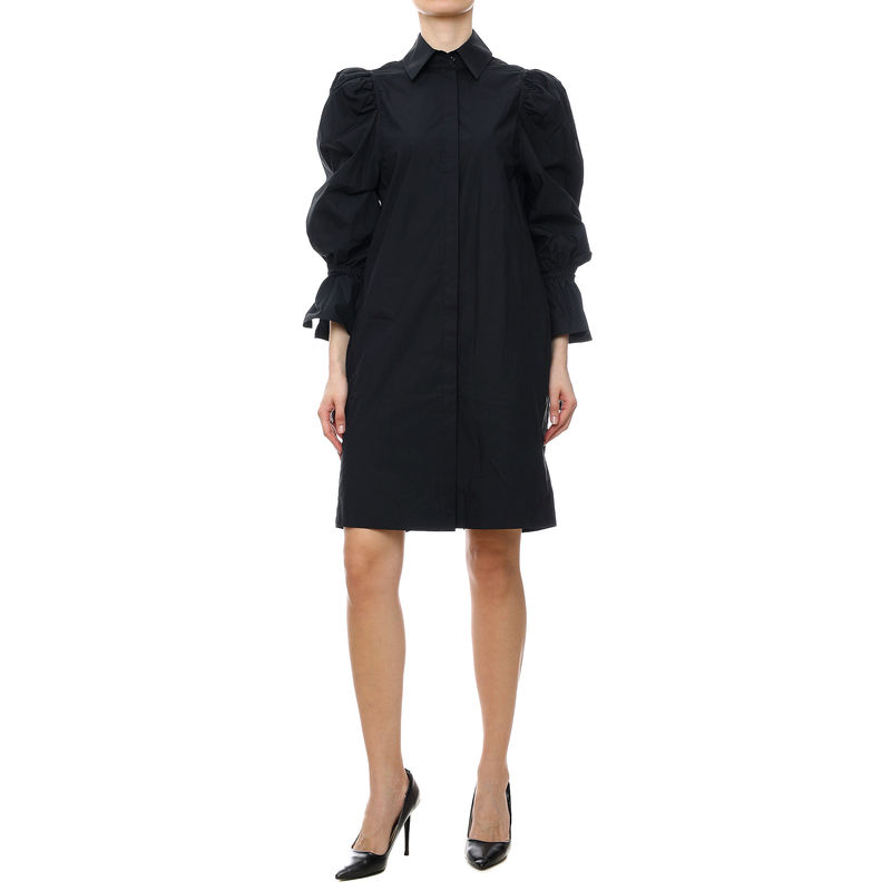 Ženska haljina Karl Lagerfeld Hun'S Pick Puffy Poplin Dress