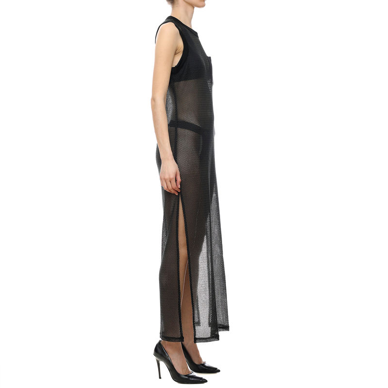 Karl Lagerfeld Karl Dna mesh beach dress - Black