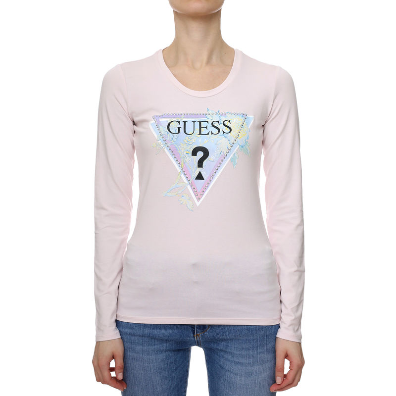 Ženski duks Guess Ls Rn Alva Tee