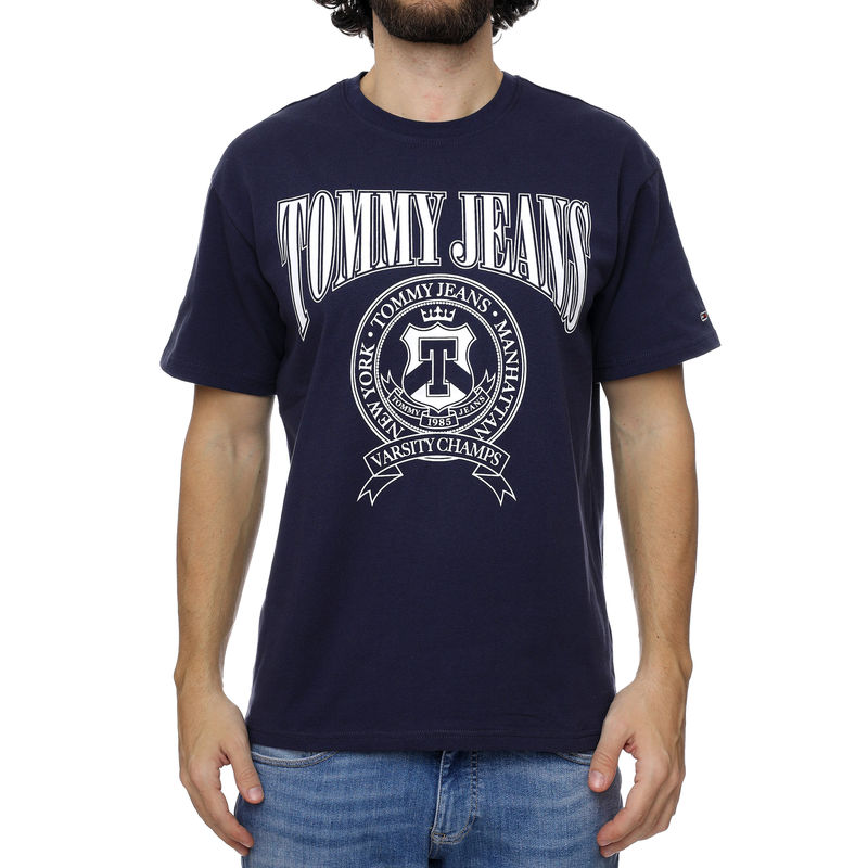 Muška majica Tee Tommy Relaxed Hilfiger Logo Varsity